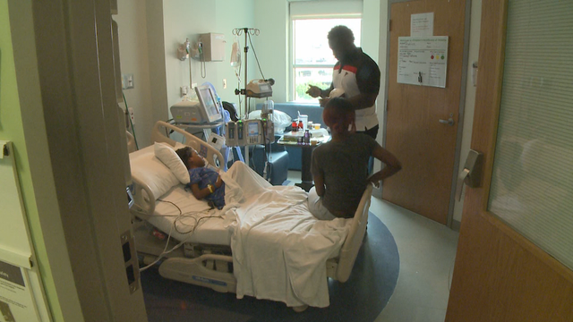 Atlanta Falcons' Grady Jarrett visits Children's Healthcare