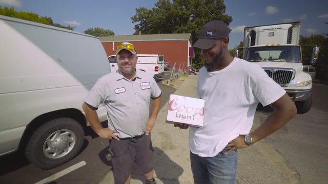 Delivery men save suicidal man from jumping off bridge with beer