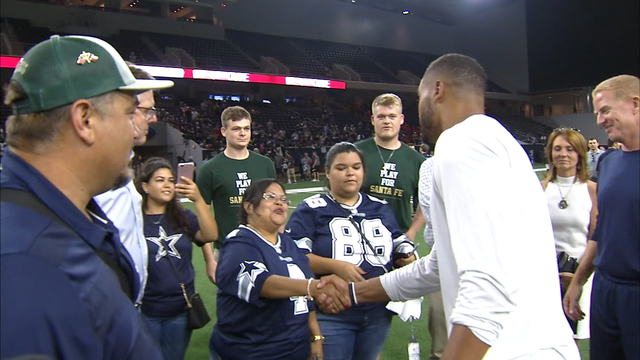 Santa Fe family says Cowboys training camp visit memorable, emotional