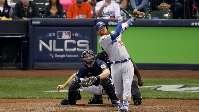 Dodgers even up NLCS 1-1 against Brewers with 4-3 win