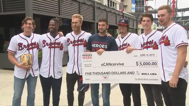Atlanta Braves honor cancer survivor