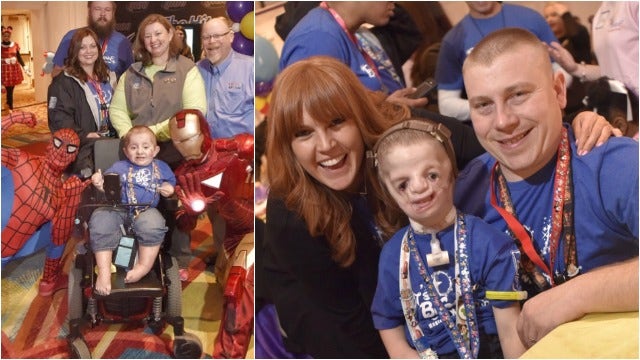 Bert's Big Adventure kids head to Disney World for annual trip