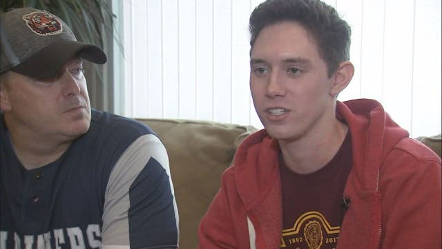 Officer's son learns sports injury is actually rare cancer