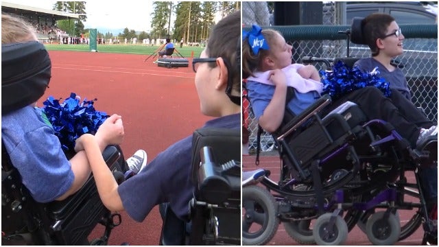Students, staff arrange dance proposal between teens with cerebral palsy