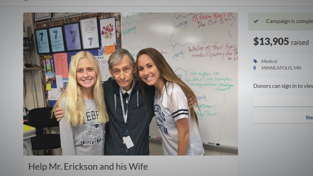 Students raise nearly $14,000 for beloved Champlin Park HS substitute teacher