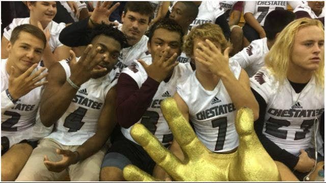 Team of the Week pep rally at Chestatee High School