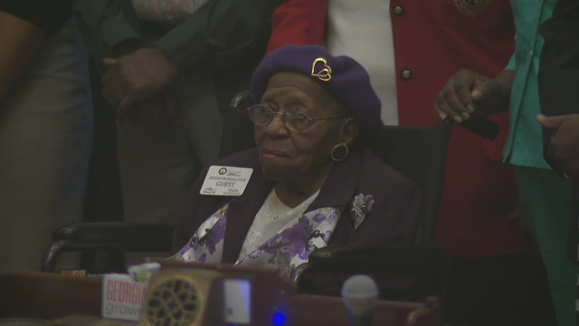 Oldest living Georgian honored at State Capitol