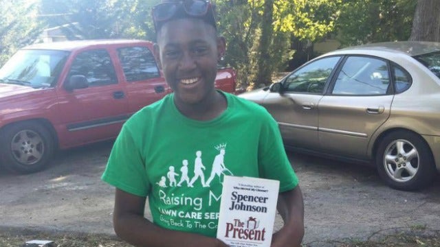 Missouri boy mows lawns for free for single moms, disabled