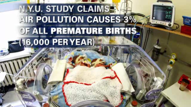 Air pollution leads to birth defects