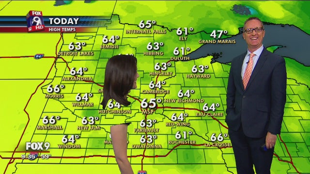 Anchor disappears in front of green screen