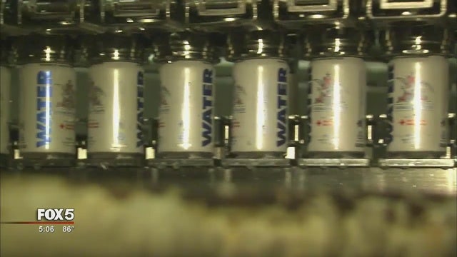 Anheuser-Busch cans water in Cartersville ahead of Florence