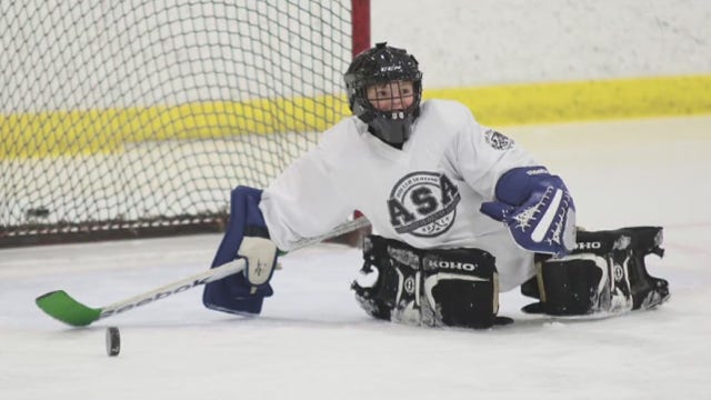Make-A-Wish grants Kyle boy's wish to build roller-hockey rink