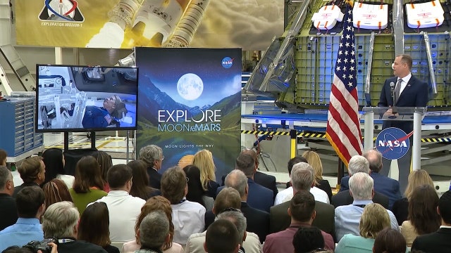 NASA's Bridenstine: First the Moon, then Mars