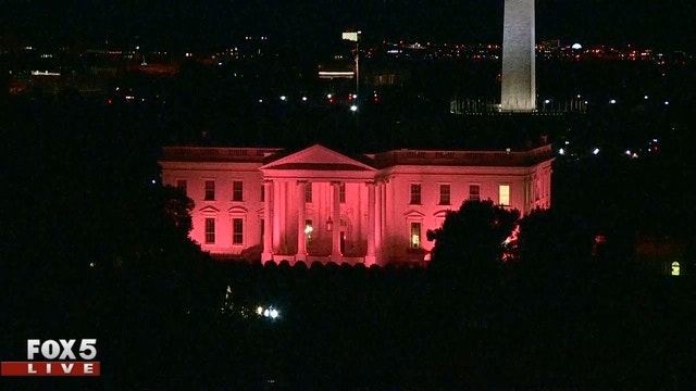 White House to glow pink for National Breast Cancer Awareness Month
