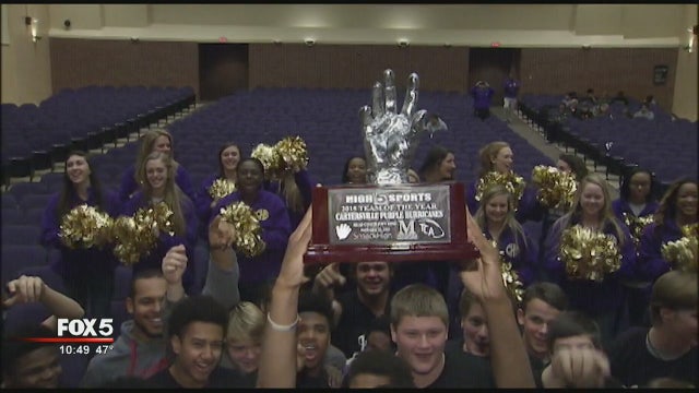 Cartersville named High 5 Sports Team of the Year