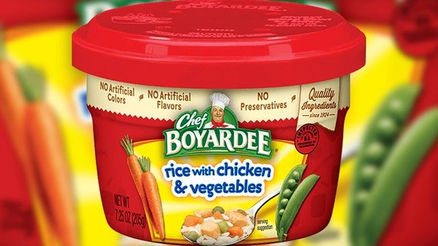 Chef Boyardee recalls nearly 3,000 pounds of microwaveable meals due to misbranding