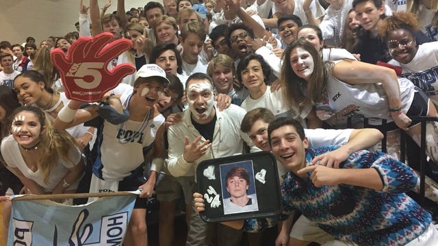 Team of the Week pep rally at Pope High School
