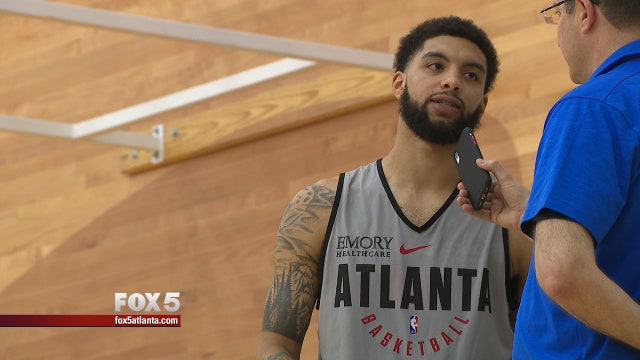 Georgia State's Simonds works out for Hawks