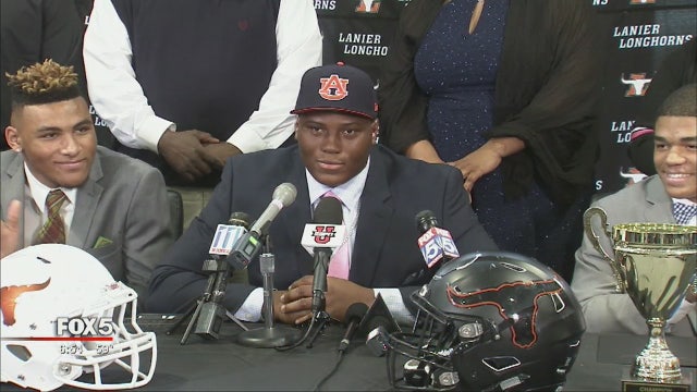 Lanier High School's Derrick Brown picks Auburn