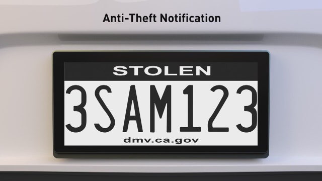 California rolls out digital license plates