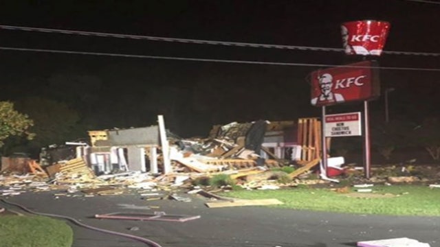 Overnight explosion levels North Carolina KFC restaurant