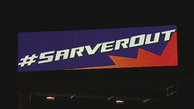 Billboards that call on Robert Sarver to step down as Phoenix Suns' owner are up
