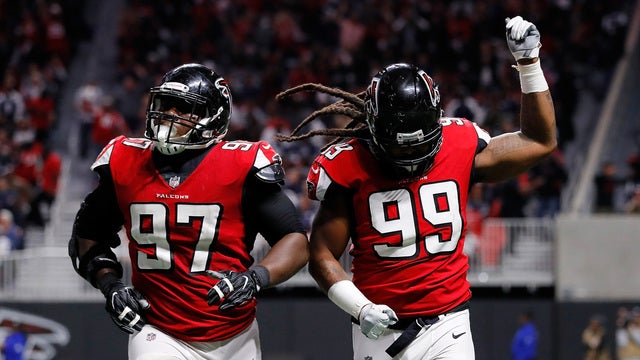 Adrian Clayborn has 6 sacks, Falcons romp past Cowboys 27-7