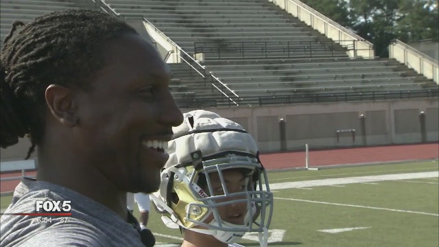 Roddy White enjoying new role as high school assistant coach