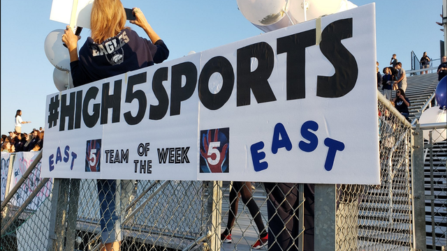 Team of the Week pep rally at East Jackson High School