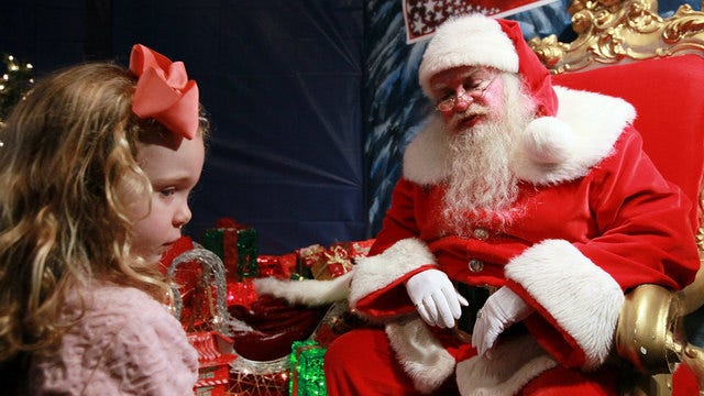 Santa visits by appointment only, for the first time ever