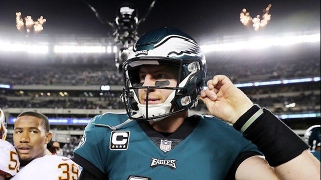 Carson Wentz gives game ball to 'Dutch Destroyer's' family