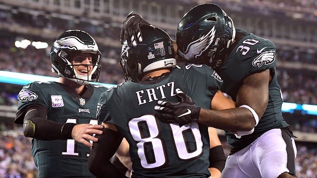 TNF: Eagles' hot start leads them to 34-13 win over Giants