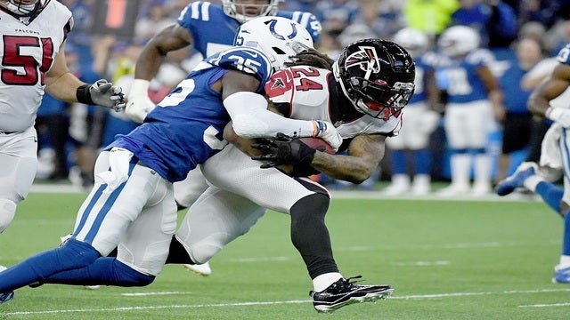 Brissett's fast start helps Colts hold off Falcons 27-24