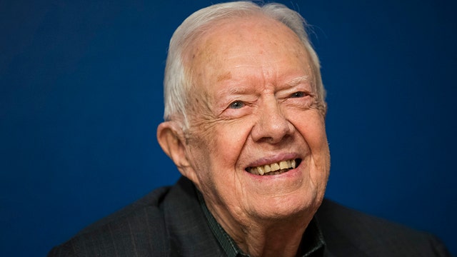 Jimmy Carter returns to teaching Sunday school after hip surgery