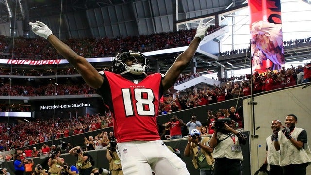 Falcons rookie WR Ridley riddles Saints for 3 TDs in loss