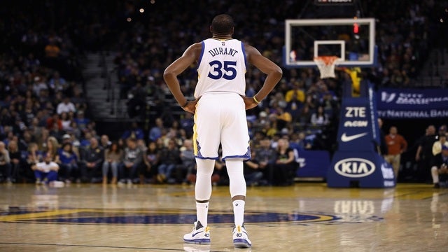 Warriors star Kevin Durant injures right calf in Game 5 win