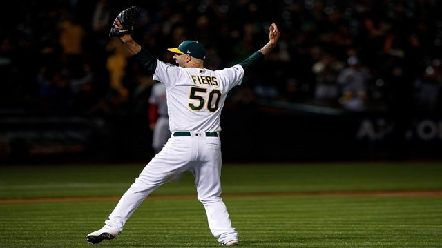 No-no! A's Fiers throws 2nd career no-hitter, beats Reds