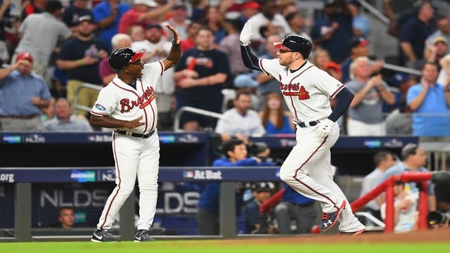 Vizcaino, Braves stop Dodgers 6-5, cut NLDS deficit to 2-1