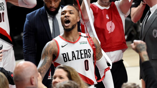 Damian Lillard's 3 at buzzer gives Blazers series win over Thunder