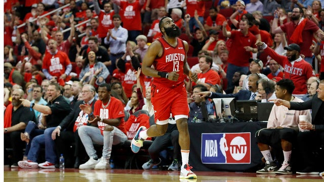 Rockets even series with Warriors as Harden scores 38