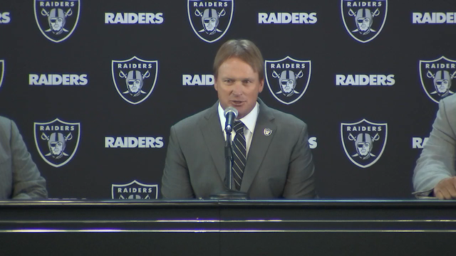 Raiders officially introduce Gruden as coach