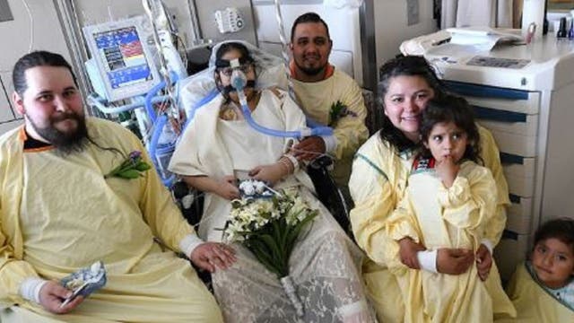 Dying Indiana woman weds fiance in hospital room ceremony