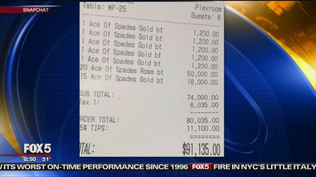 Jay-Z racks up massive bar tab; Leaves $11K tip