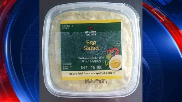 Salads, sandwiches sold at Target recalled due to listeria concerns