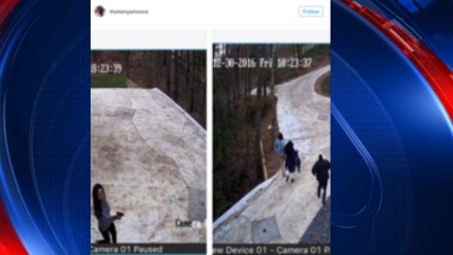 Real Housewives of Atlanta star Kenya Moore points gun at trespassers