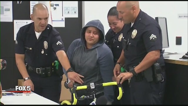 LAPD buys new bike for teen after hers was stolen