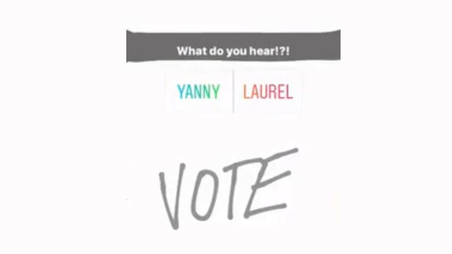 What do you hear: Yanny or Laurel?