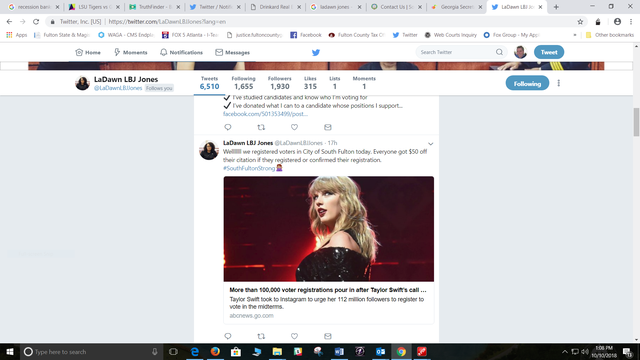 Did prosecutor violate election laws in courtroom voter registration push?