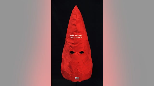 Artist's Facebook disabled after posting 'MAGA hat collection'