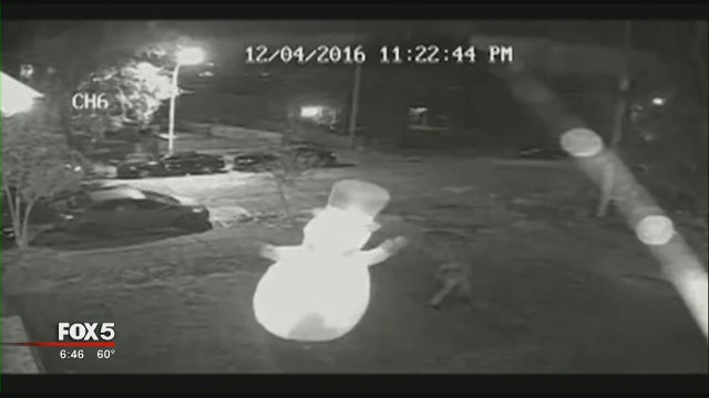 Beloved Frosty display vandalized